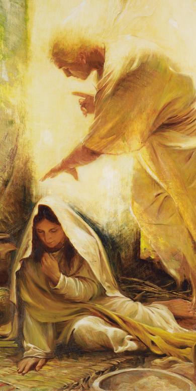 “Blessed Art Thou among Women,” by Walter Rane