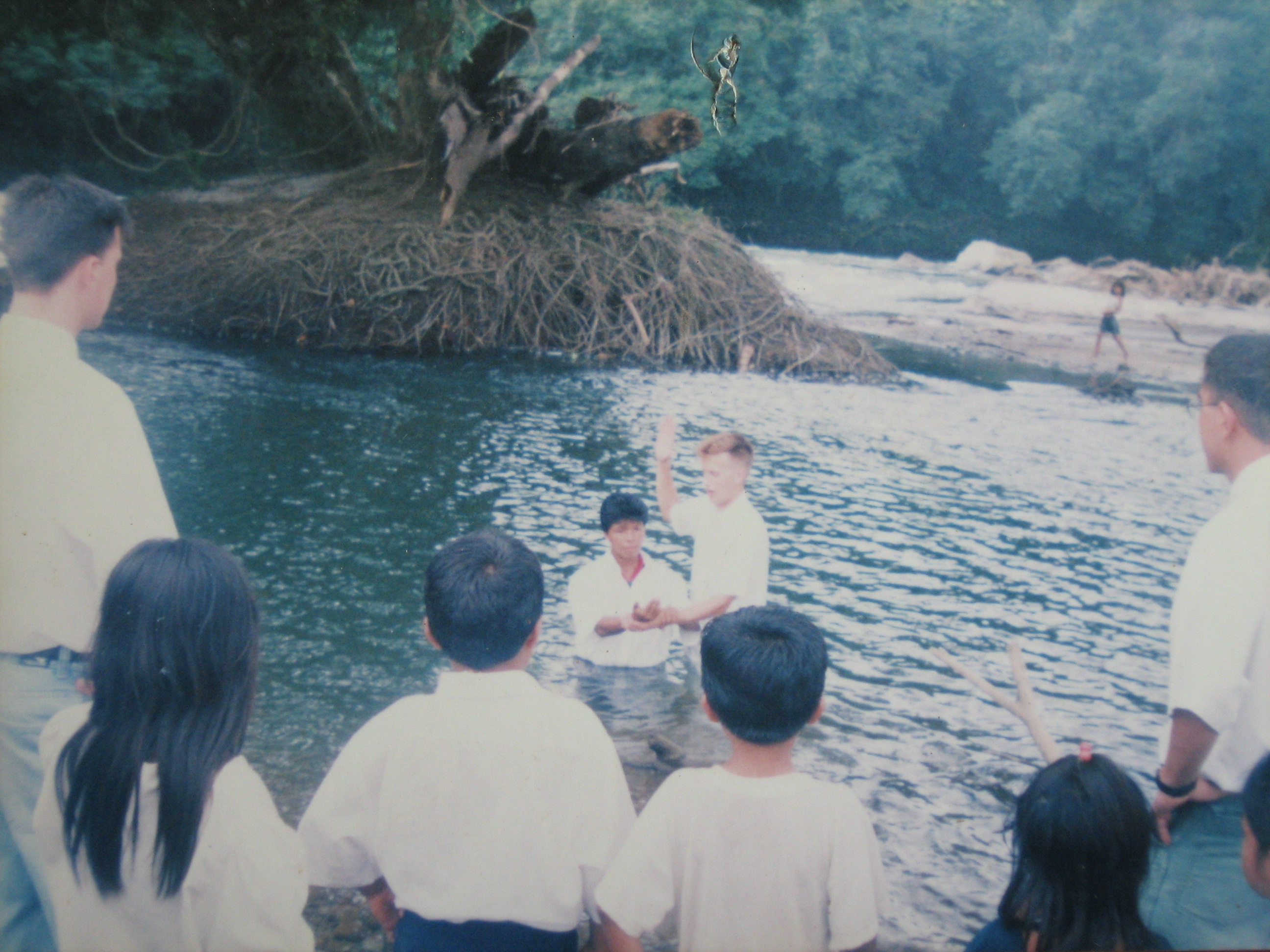 Taufen in Guayacana, 30. Mai 1999.