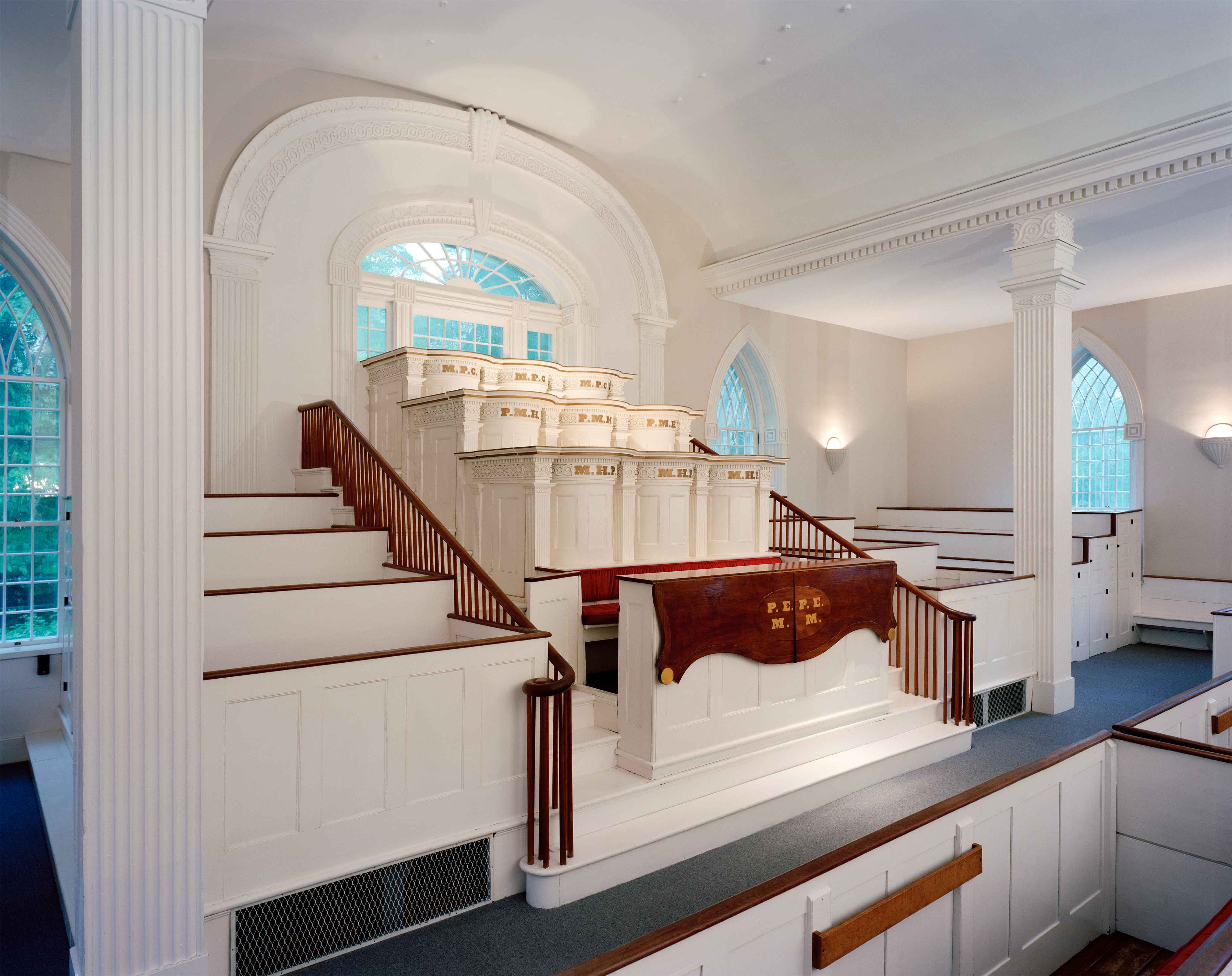 Kirtland Temple Breastwork and Pulpit