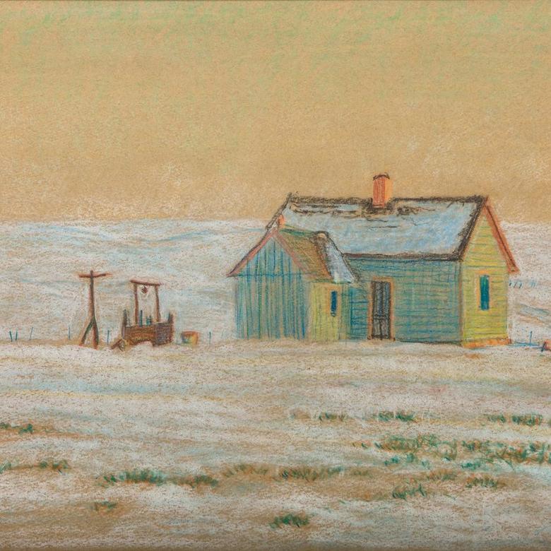 Homestead in the Snow