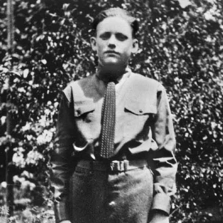 Howard W. Hunter in Boy Scout Uniform