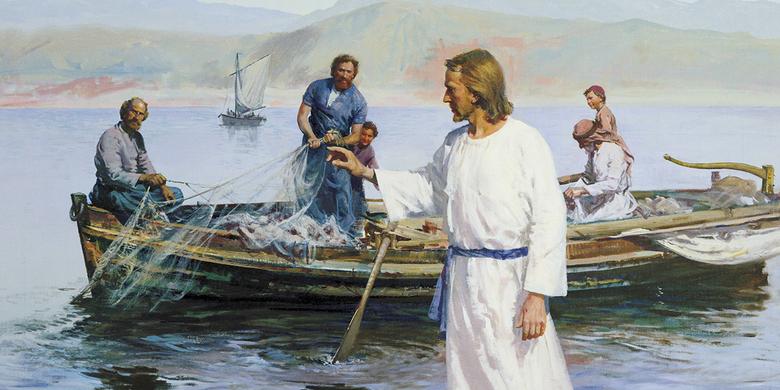 “Christ Calling Peter and Andrew,” by Harry Anderson