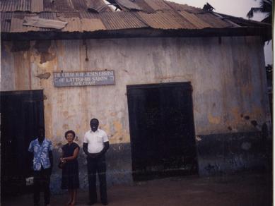Gemeindehaus in Cape Coast in Ghana