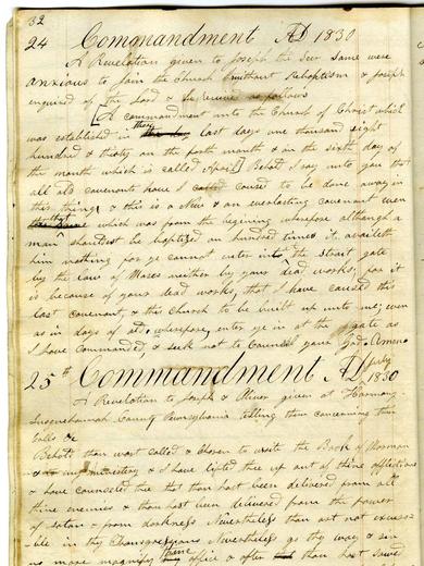 D. y C. 22 en JosephSmithPapers.org