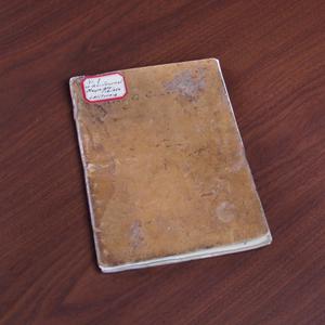 George Q. Cannon, Journal, 5 May 1855–5 February 1856. See <a href="/george-q-cannon/1850s/1855/05-1855#aside1">Source Note</a> for physical description. (Church History Library, Salt Lake City. Photograph by James R. Findlay.)