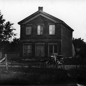 Circa 1885–1886. The founding meeting of the Female Relief Society of Nauvoo took place March 17, 1842, on the second floor of this dry goods store. Photograph taken or obtained by Brigham H. Roberts. (Church History Library, Salt Lake City.)