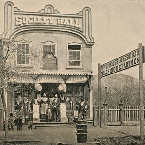 Construction of this first Relief Society hall was already under way when President Sarah M. Kimball reported on the labors of her ward society’s first year at the close of 1868. The photograph comes from Emmeline B. Wells, ed., <i>Charities and Philanthropies: Woman’s Work in Utah</i> (Salt Lake City: George Q. Cannon and Sons, 1893), copy at Church History Library, Salt Lake City.