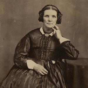 Circa 1860s. Horne acted as president of the Ladies’ Cooperative Retrenchment Association from 1870 to 1904, president of the Salt Lake Stake Relief Society from 1877 to 1903, and treasurer of the Relief Society general board from 1880 to 1901. She also served as chair of the executive committee of the Deseret Hospital from 1882 to 1894.