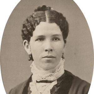 Circa 1880s. Freeze joined the Young Ladies’ Mutual Improvement Association general board in 1898. She worked at the Salt Lake temple as well as the Bureau of Information on Temple Square. She also participated in the Utah Women’s Press Club.