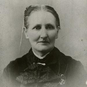 Circa 1880s. Barney practiced obstetrics and medicine in Utah. She was deeply committed to the work of women’s rights and religious liberty. She spoke at a mass meeting on March 6, 1886, in Salt Lake City: “Oh, that my voice could reach the ears of those uninformed and misinformed of the United States. I would ask them to listen to the testimony of the ten thousand wives and mothers of Utah, with large, intelligent, loving families, of beautiful, pure children.”