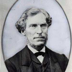 Daniel Hanmer Wells (1814–1891) was head of the Nauvoo Legion in Utah Territory, mayor of Salt Lake City, second counselor to Brigham Young, and president of the Manti temple. He married Emmeline B. Woodward in 1852 as his sixth plural wife. Three daughters were born to them between 1853 and 1862. (PH 2014, Church History Library, Salt Lake City.)