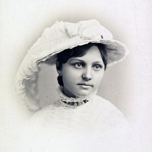 Louisa Martha Wells Cannon (1862–1887) was Emmeline B. Wells’s youngest daughter, a popular singer in quartets and musicals, and general secretary of the Young Ladies’ Mutual Improvement Association. This photograph was evidently taken in July 1882 when Louie, as her mother often called her, was visiting San Francisco. In a personal record that Louie was keeping in her mother’s diary, Louie noted visiting the Bradley & Rulofson photography studio 12–14 July. Louie died of a lingering disease five years later. Photograph by Bradley & Rulofson. (PH 8004, Church History Library, Salt Lake City.)