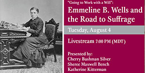 

<p><span>Cherry Bushman Silver, Sheree Maxwell Bench, and Katherine Kitterman discuss how Emmeline B. Wells made history as she met with U.S. presidents and worked with national suffrage leaders. </span></p>

