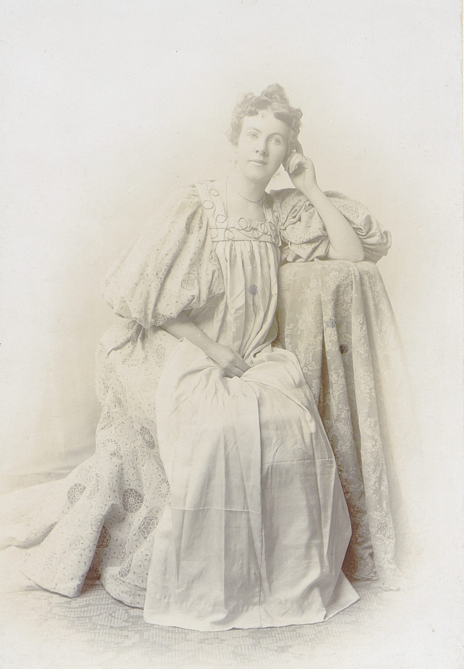 Eliza Chipman sits for a portrait sometime before beginning her service in the British Mission. (MS 29199, Church History Library, Salt Lake City.)