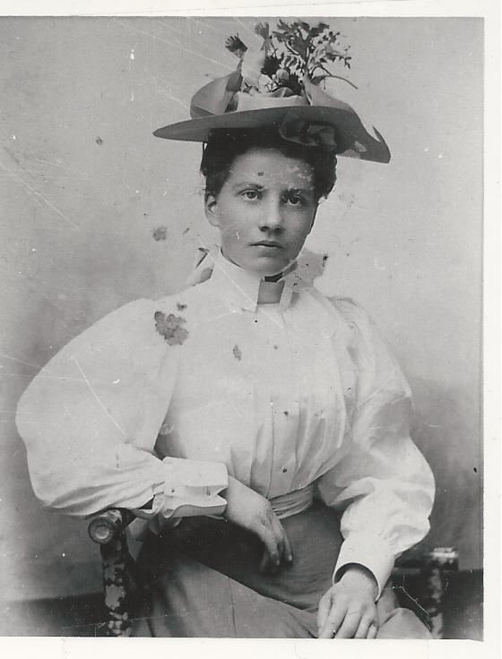 Emily Penfold, a missionary companion of Josephine Booth in Glasgow, Scotland, sits for a portrait sometime before her missionary service. (FamilySearch)