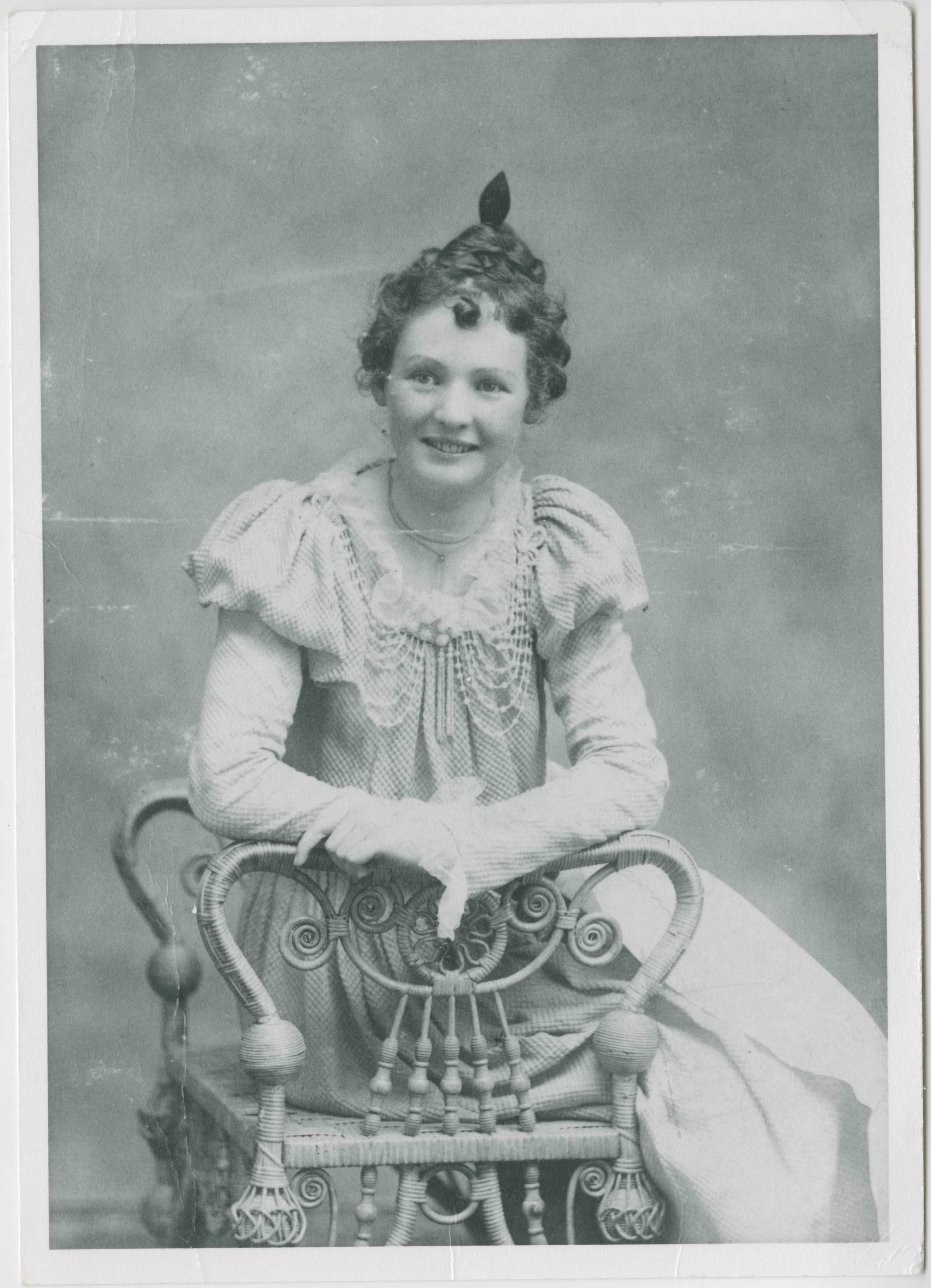 Josephine Booth sits for a portrait shortly before beginning her service in the British Mission, circa 1899. (Courtesy of Linda Andrews.)