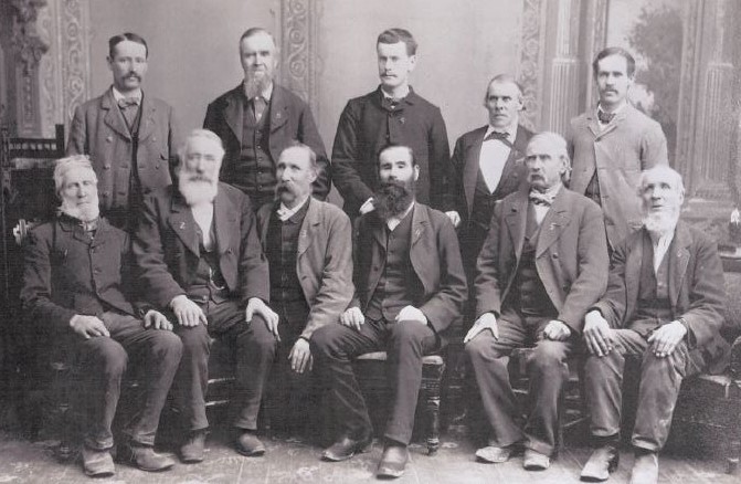 Salt Lake Temple Stonecutters,  1886 January