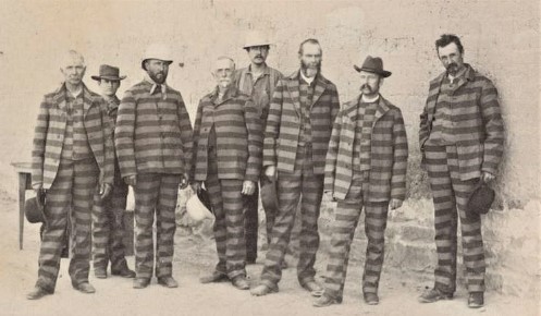Polygamists in the Utah Penitentiary,  1887 March 12