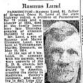 Rasmus Lund (1854 - 1935) Profile