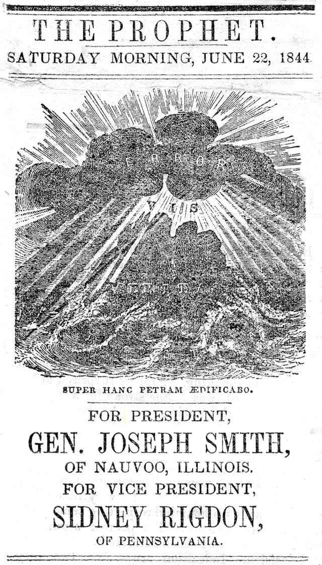Joseph Smith Presidential Campaign (1844 - 1844) Profile