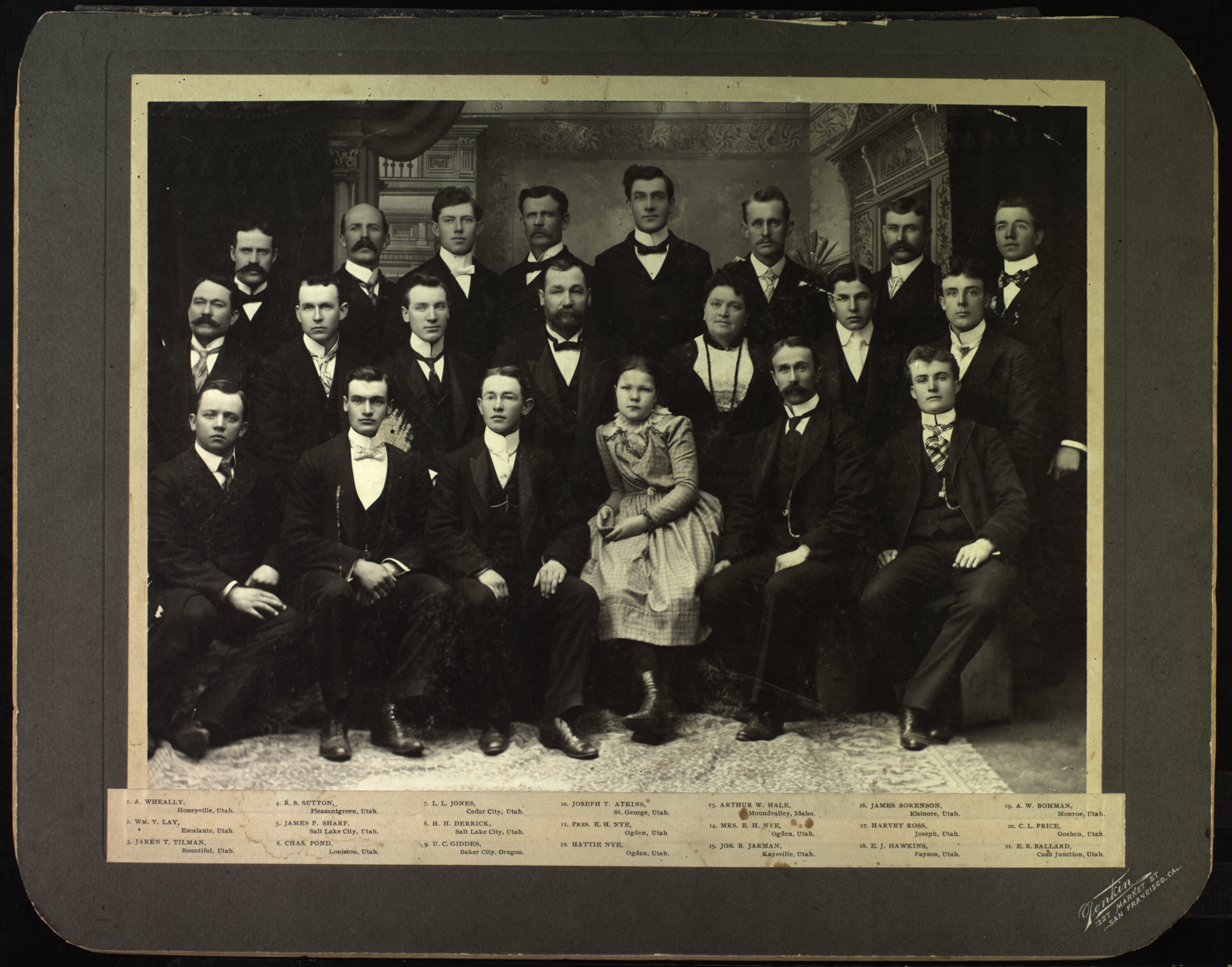 California Missionaries, 1901