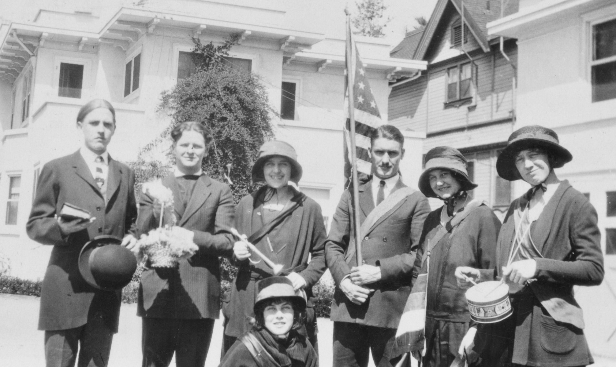 Street Preaching costumes Los Angeles Missionaries,  1924