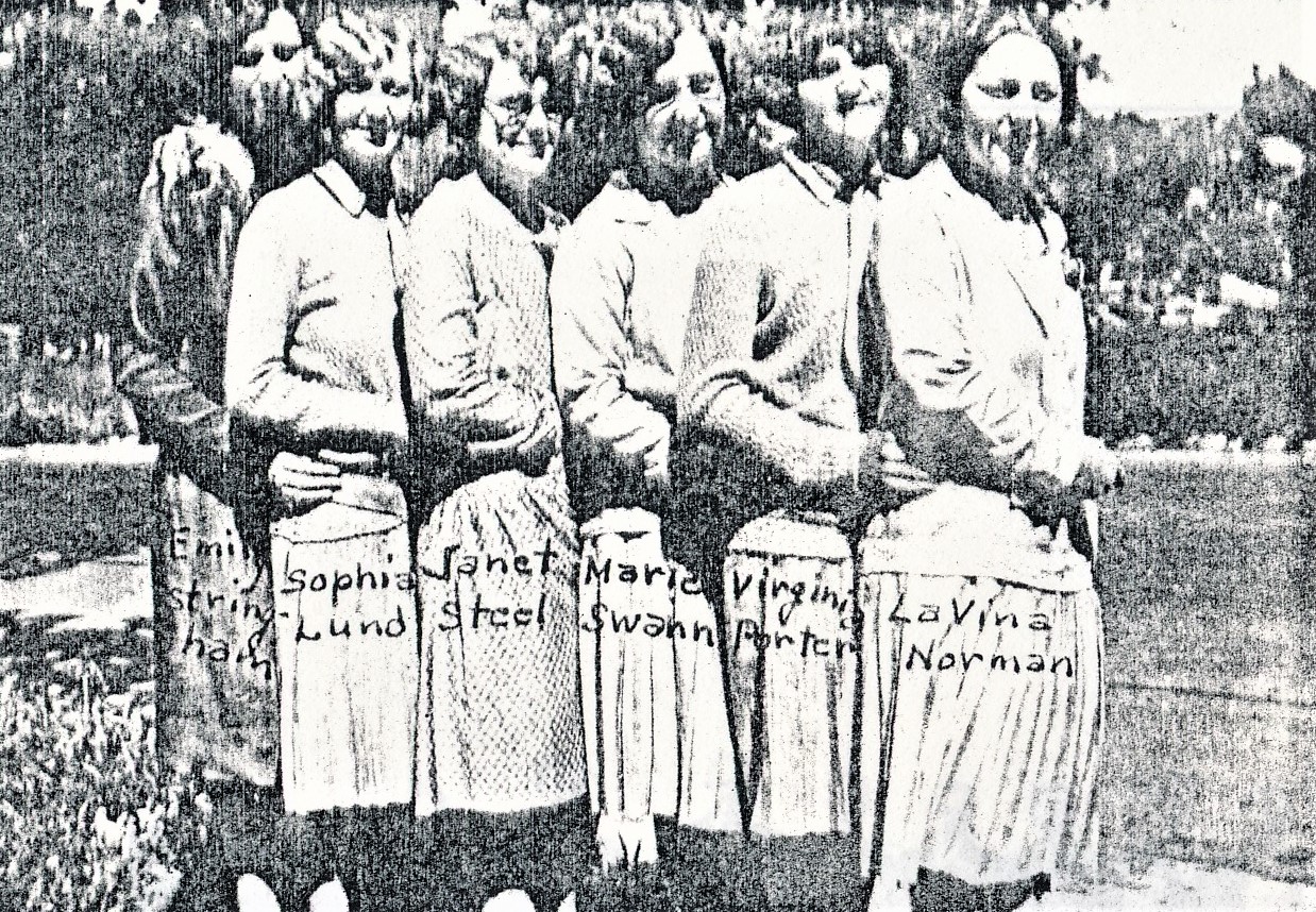 Six Lady Missionaries of the Sacramento-Gridley District, April 1928