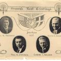 Christmas card sent from Danish Mission, Aarhus 1932