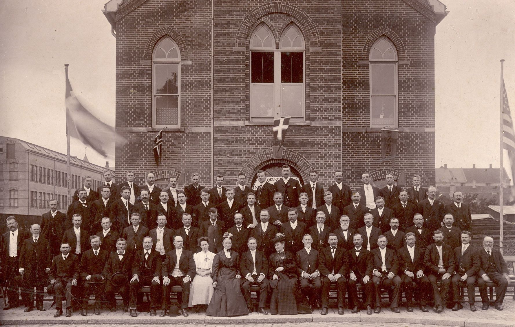 Dedication of LDS Chapel at Aalborg -1,  1907 July 7