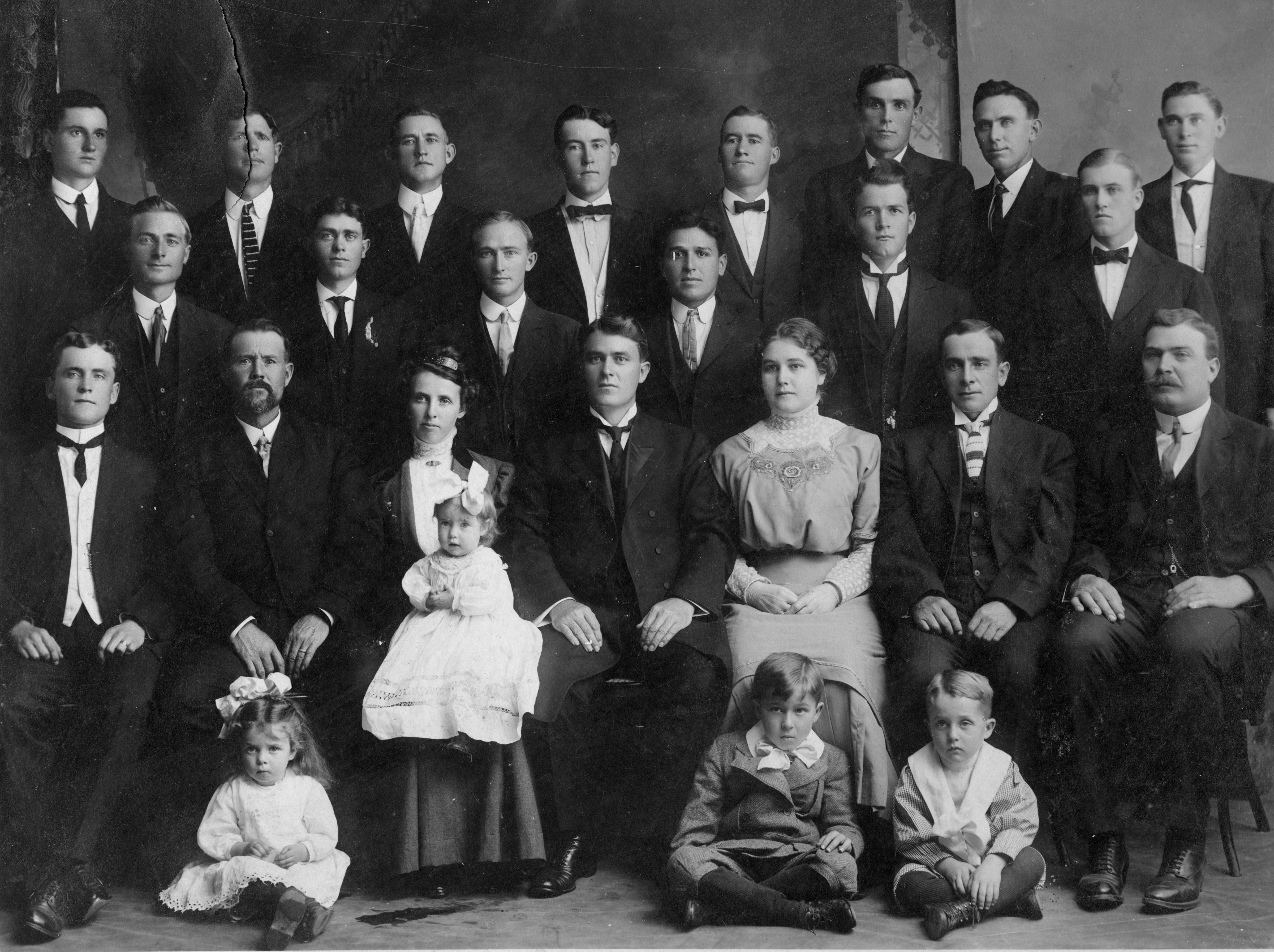 Parley Fenn Mexican Mission Group Photo, Circa 1911