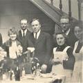 Farewell Dinner at Liege Hall Belgium, Circa 1923 April