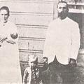 Joseph Henry Dean with wife, Florence Ridges Dean, while serving a mission in Samoa in 1890