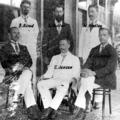 President Jensen with other missionaries - Samoa Mission (about 1912)