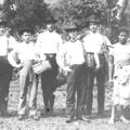 Wilford W Emery, other elders and locals in Samoa