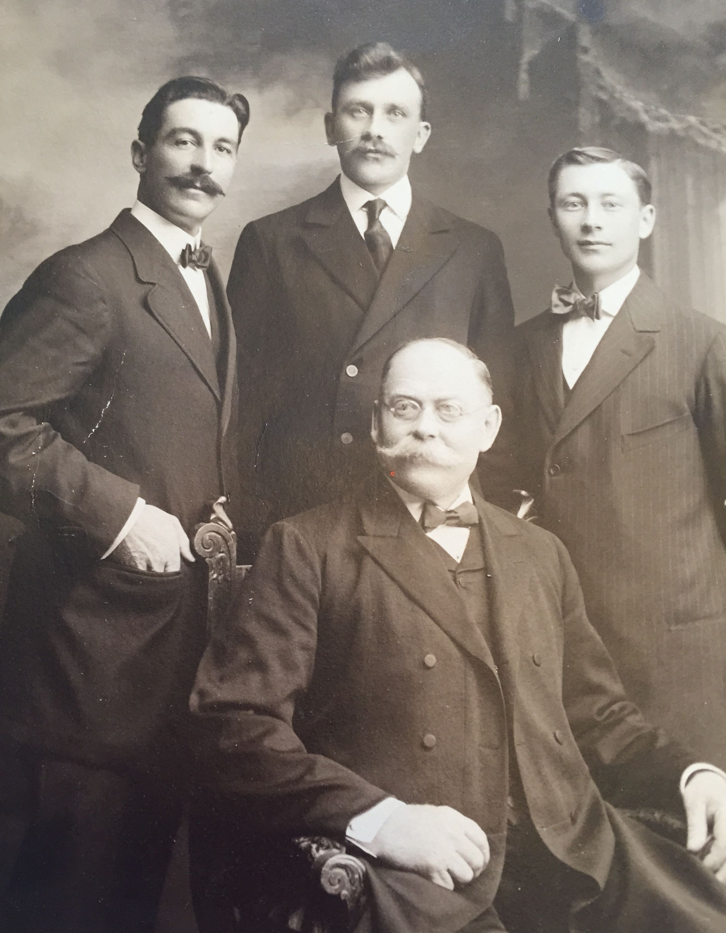 Albin E Johnson on mission in Sweden