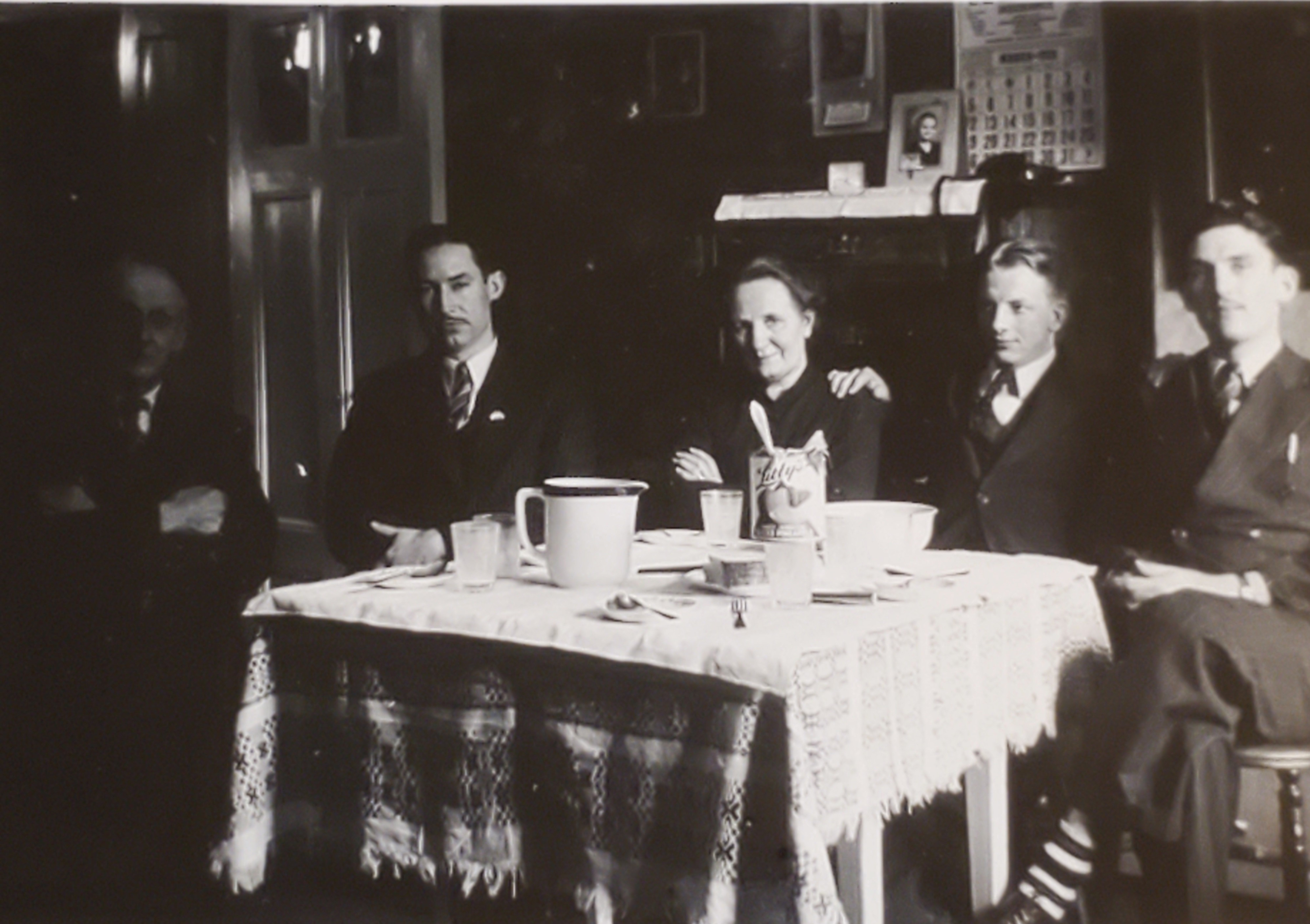 Missionaries Enjoying Soup at the Lokal