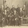 Missionaries in the Swiss-German Mission. Probably taken between Dec. 1885 and July 1886 or between Feb. 1887 and July 1887.
