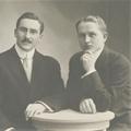 Samuel Bringhurst with Orrin Fisher in Germany, 1912