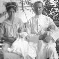 Tahitian Mission President Fullmer with family ca 1912