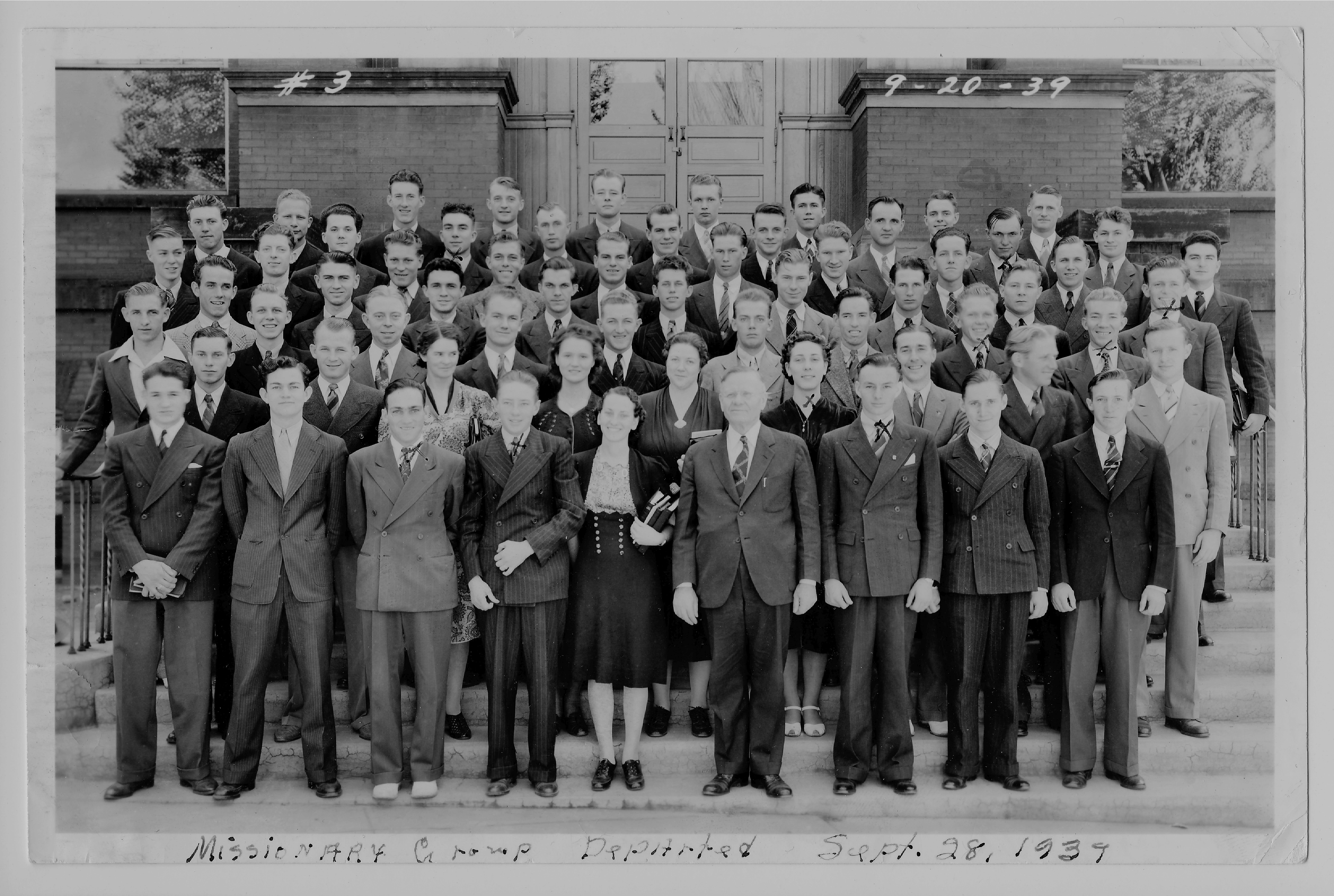 MTC Missionary Camp September 20, 1939