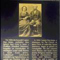 Plaque honoring early Welsh missionary Dan Jones and converts Thomas and Sarah Jeremy (photo of the Jeremys)