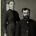 Georgina Geertsen and Moroni Stewart Marriott in New Zealand, ca. 1886