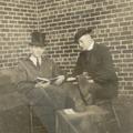 Elder Barlow (left) and Elder George Elmer Johnson