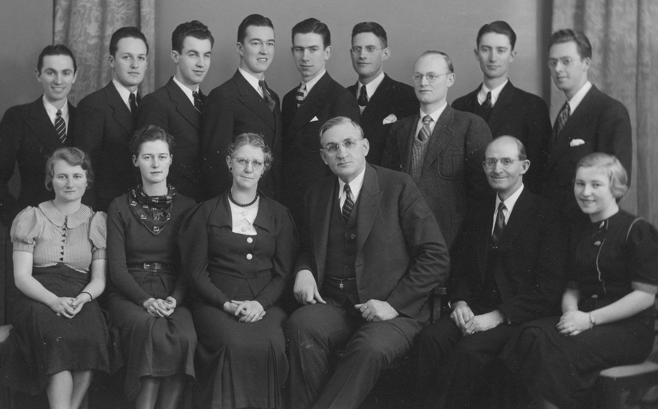 President Roy A. Welker and German Missionaries,  1937 May 14