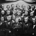 British Missionaries, Liverpool, 1855 - discussed plans to utilize handcarts to bring some Saints to Zion during 1856 season.