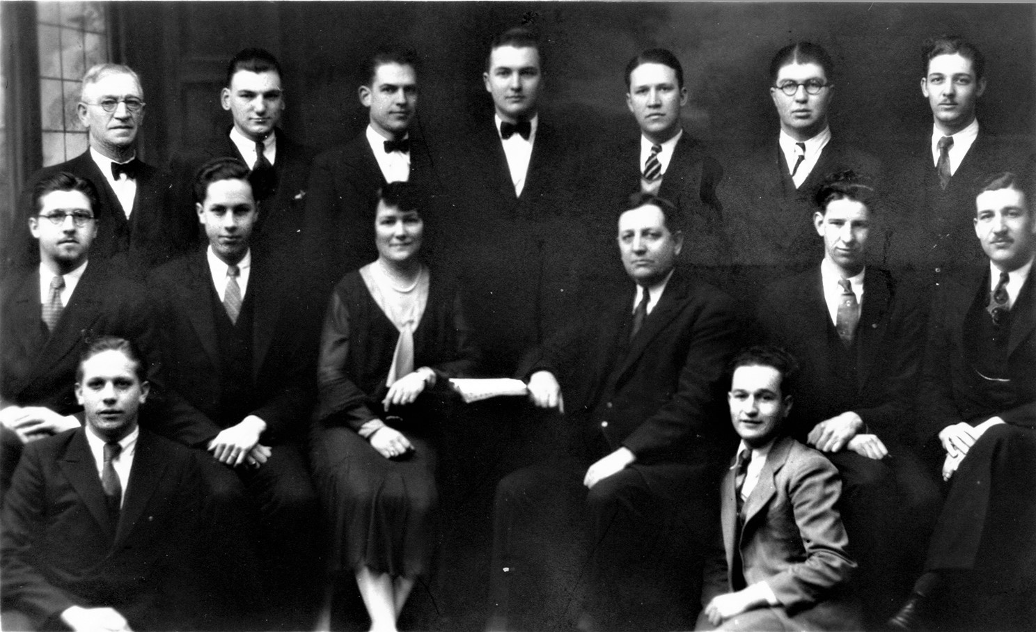 British Mission - Clyde Crow with fellow missionaries, Between 1930 January – 1932 March