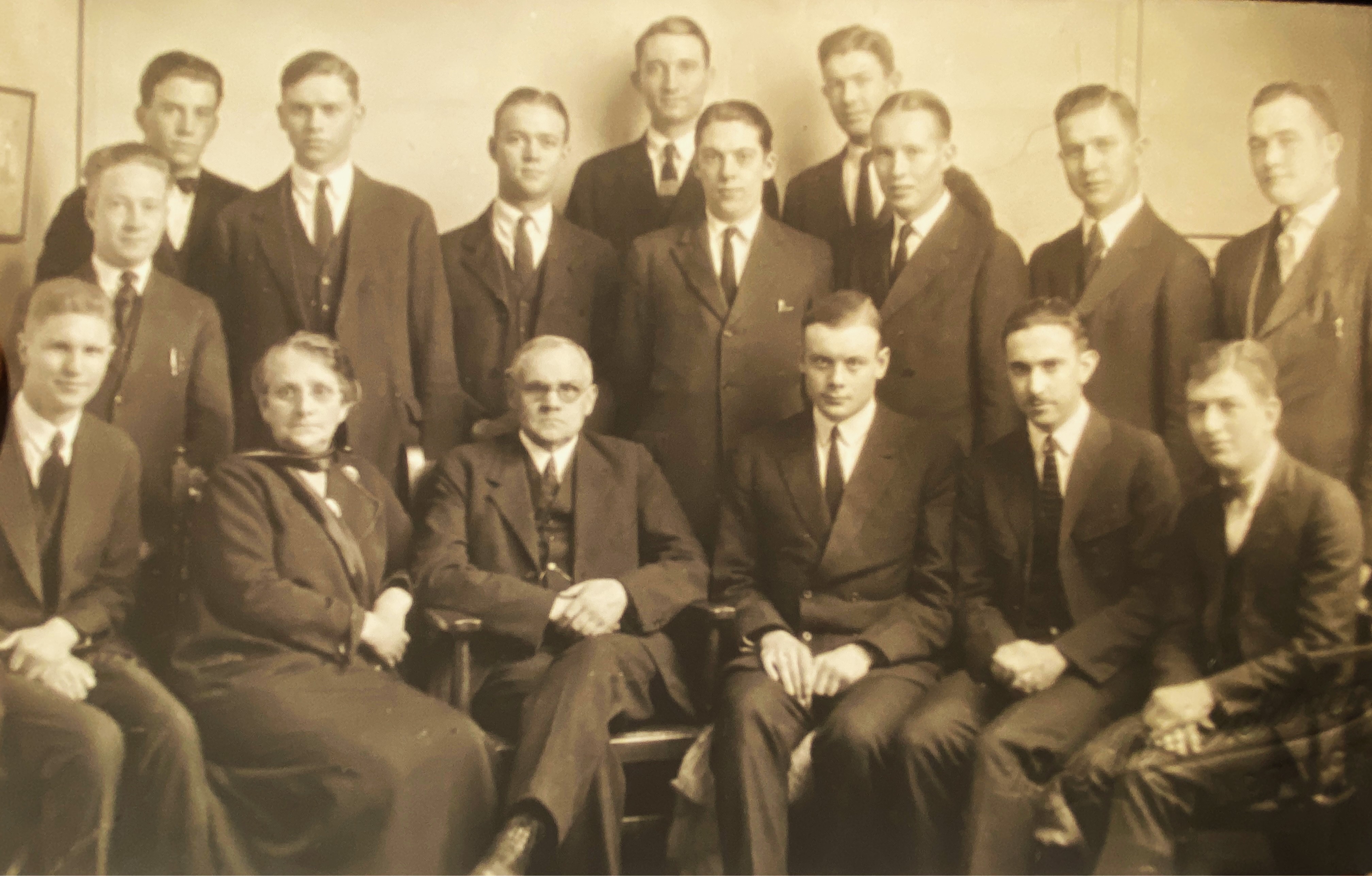 Harold Leroy White – England Mission with other Missionaries,  1925 October 18