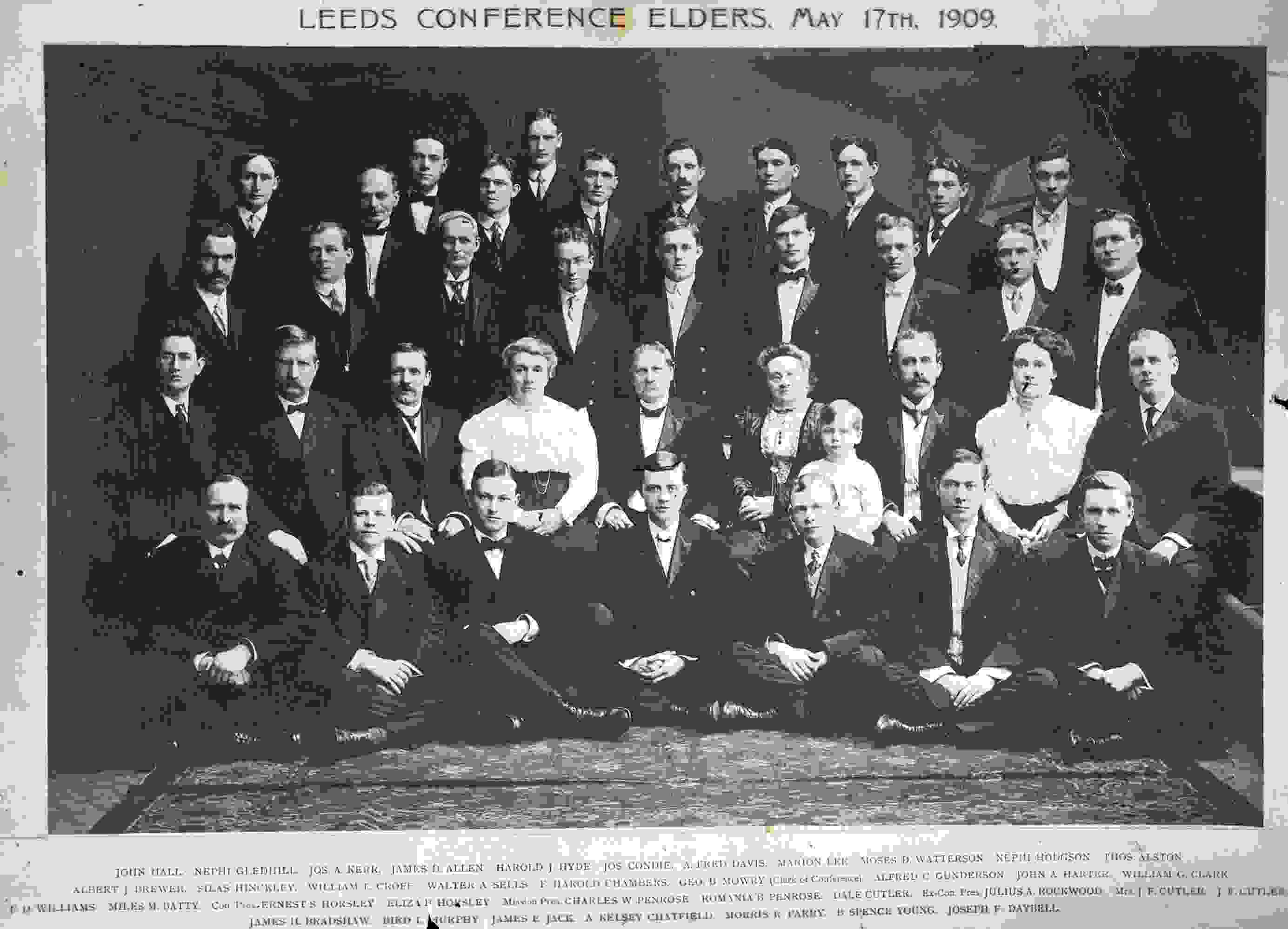 Leeds Conference Elders, 17 May 1909