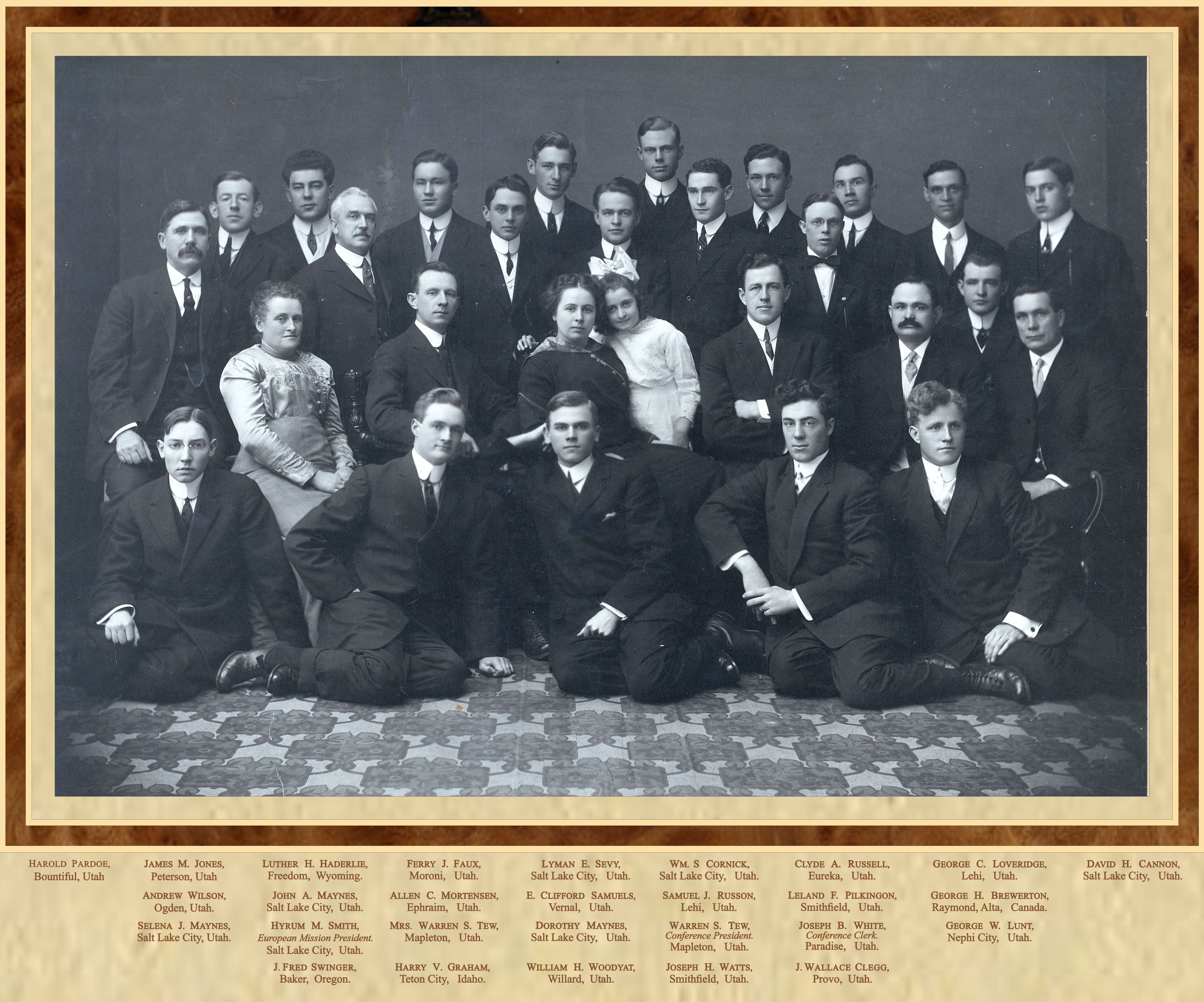 Missionaries in Birmingham, England, ca. 1913