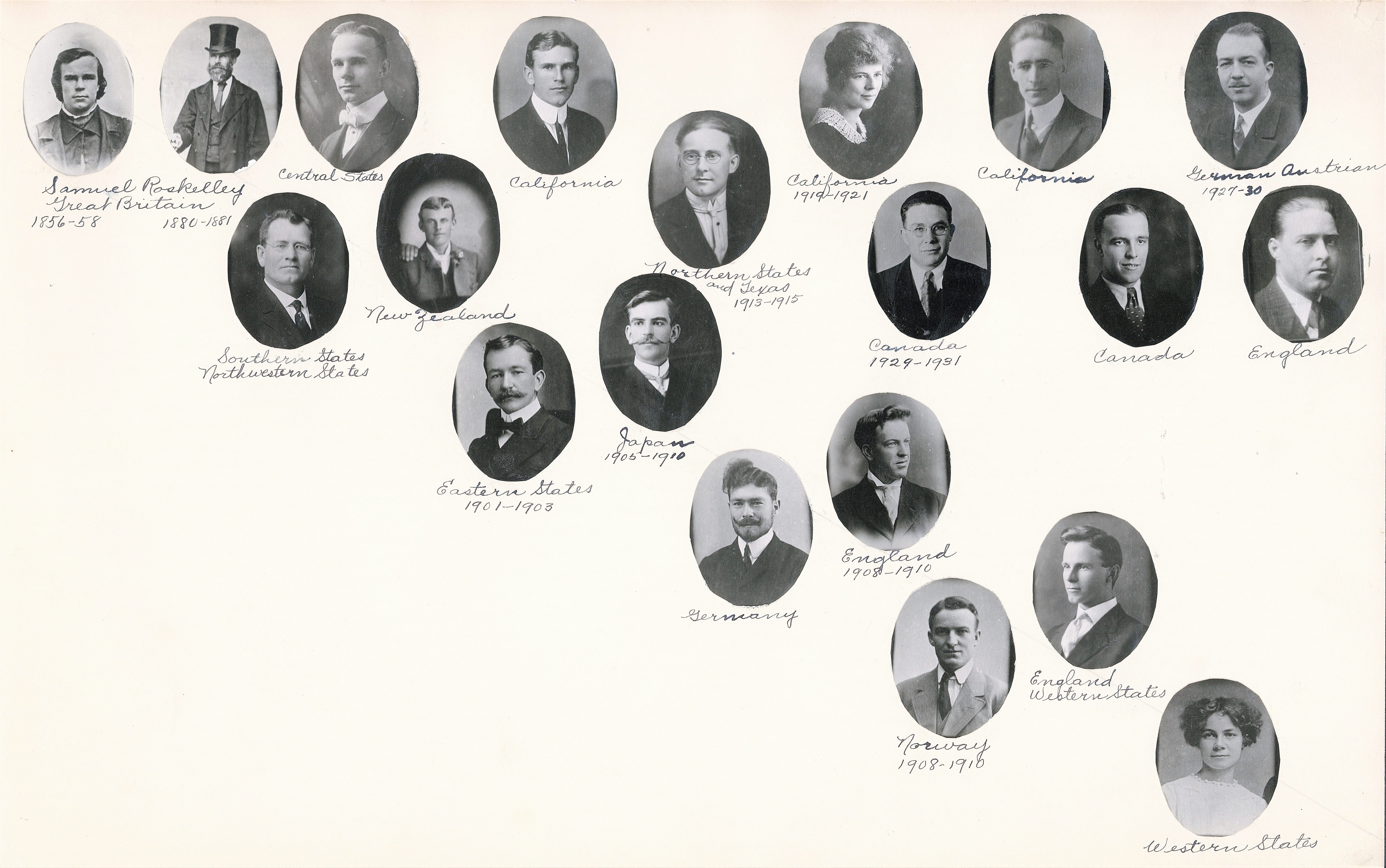 Samuel Roskelley's Descendants Who Served Missions